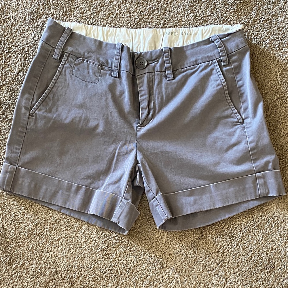 Stylish Gray Women's Bermuda Shorts